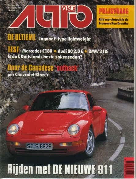 Autovisie 22 1993 : Porsche 993 - Range Rover LSE - Lexus GS, Ophalen of Verzenden, Gelezen, Algemeen