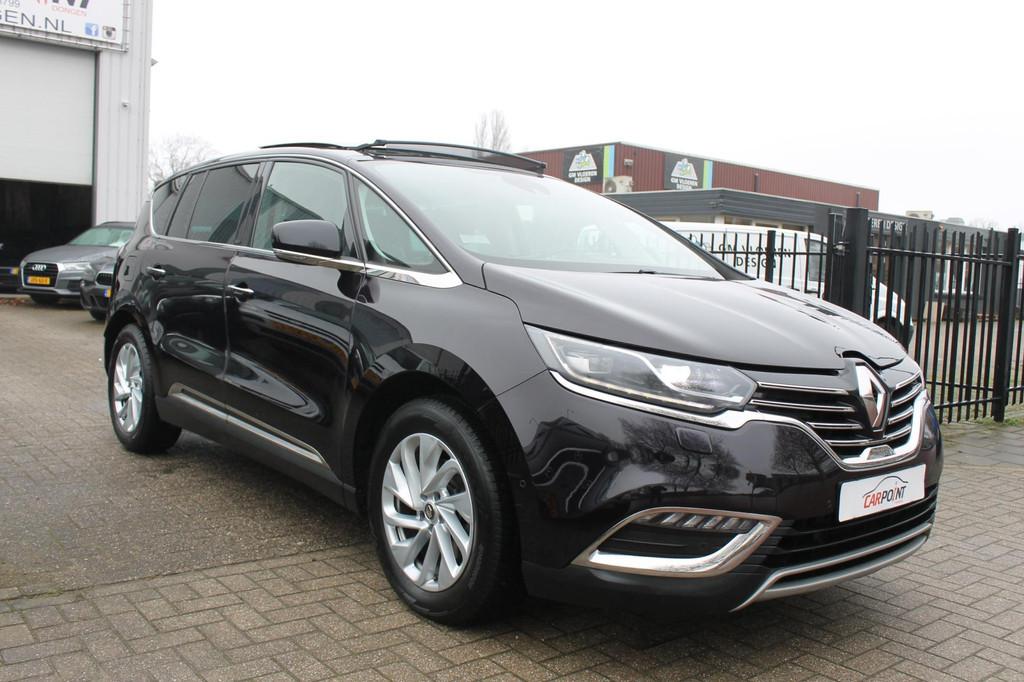 Renault Espace 1.8 TCe Initiale Paris 7p. Pano Massage ACC F, Gebruikt, Zwart, 4 cilinders, 2000 kg