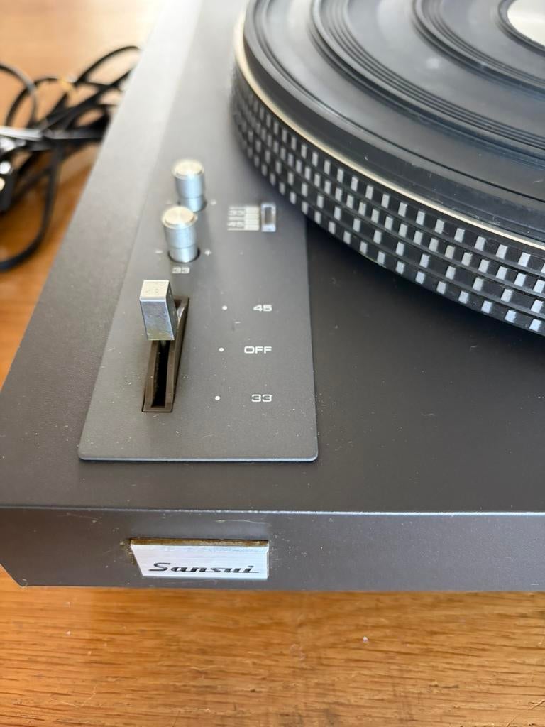 Sansui SR-525 draaitafel, Ophalen, Gebruikt, Overige merken, Pitch-regelaar