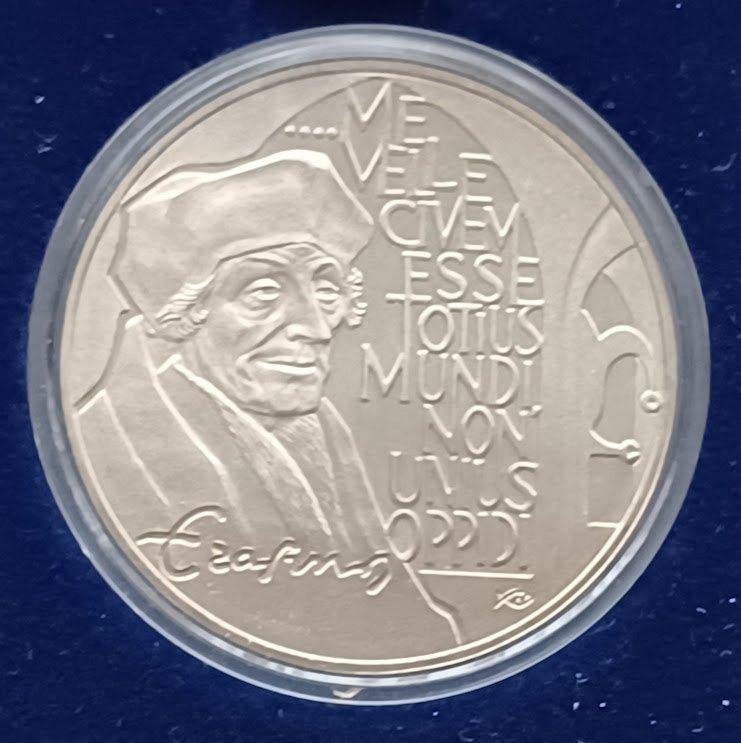 10 Ecu 1991 - "Erasmus" Proof in doosje, Verzenden, Overige materialen, Nederland