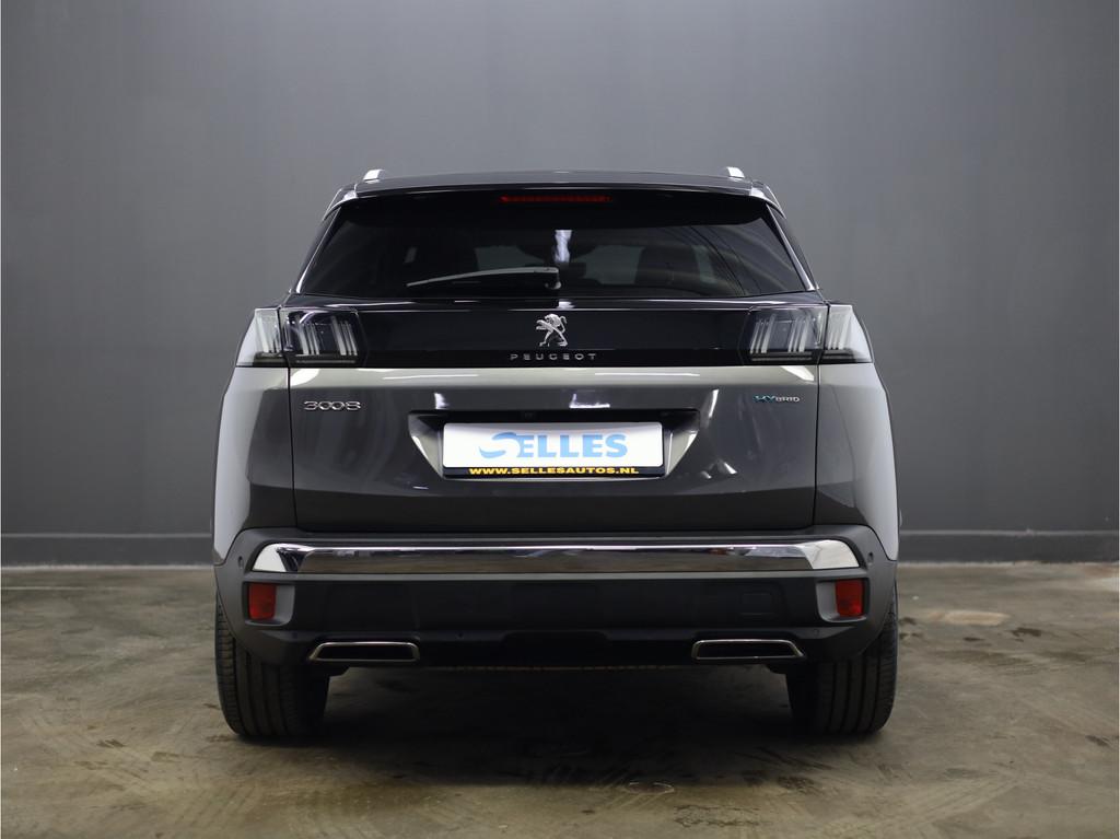 Peugeot 3008 1.6 HYbrid 300 GT Pack | Panoramadak | Black Pa, Leder en Stof, Bedrijf, Hybride Elektrisch/Benzine, SUV of Terreinwagen