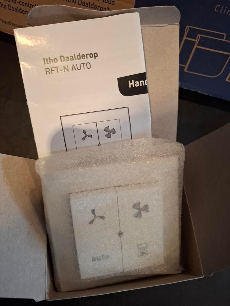 Nieuw in doos itho daalderop rft-n auto afstandsbediening, Doe-het-zelf en Verbouw, Ventilatie en Afzuiging, Ophalen of Verzenden