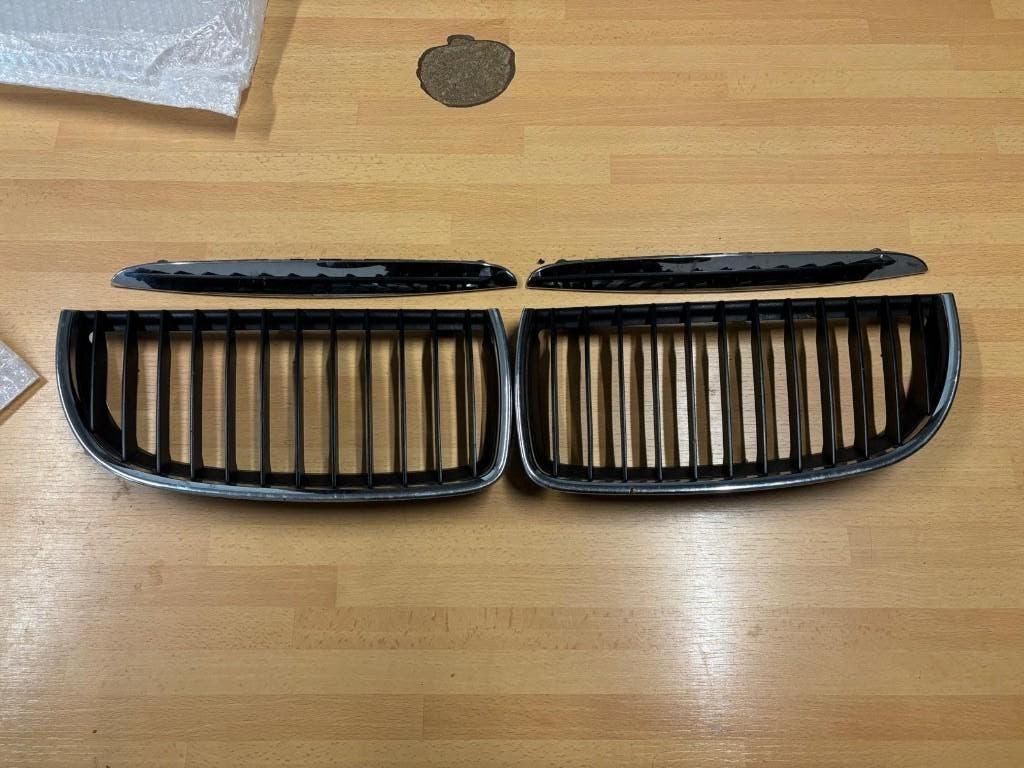 Grille/Nieren BMW 3-serie E91,E90 pre lci origineel bmw, Gebruikt, Bmw, Bmw, Bumper