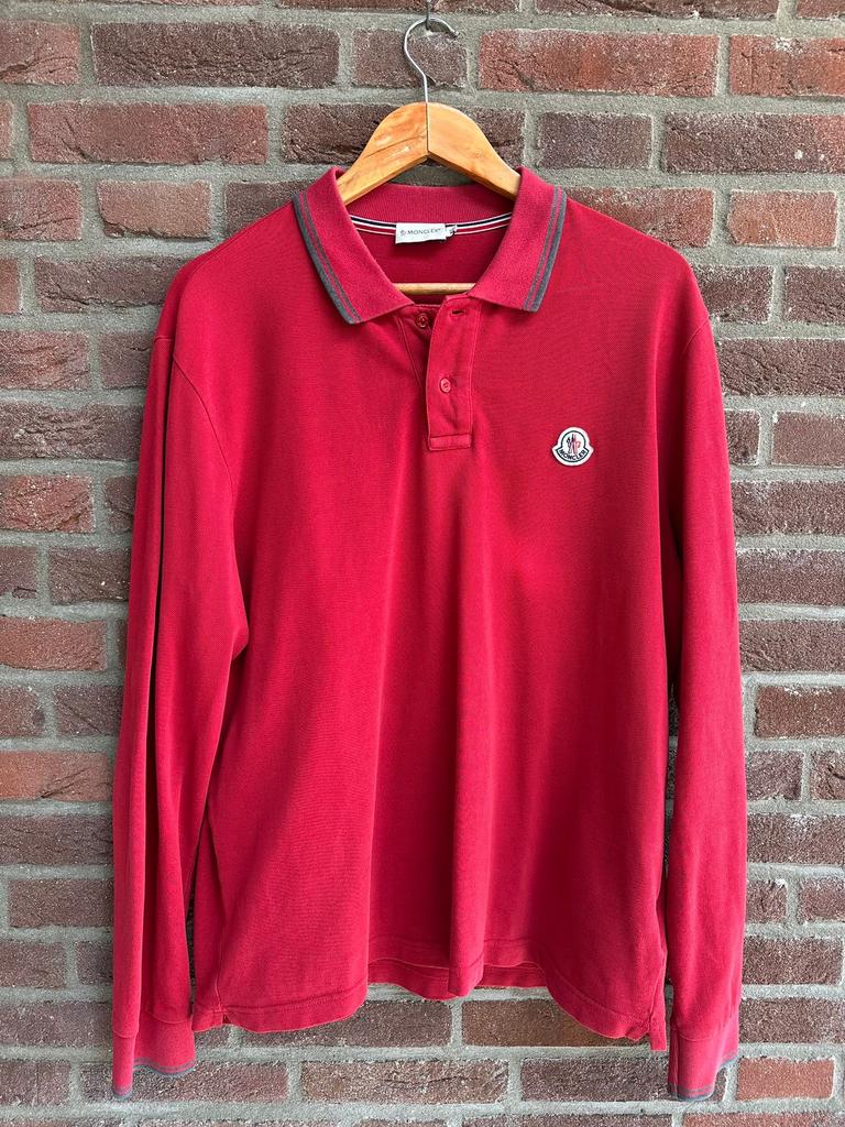 Originele moncler t shirt lange mouwen maat xl, Ophalen of Verzenden, Zo goed als nieuw, Maat 56/58 (XL)