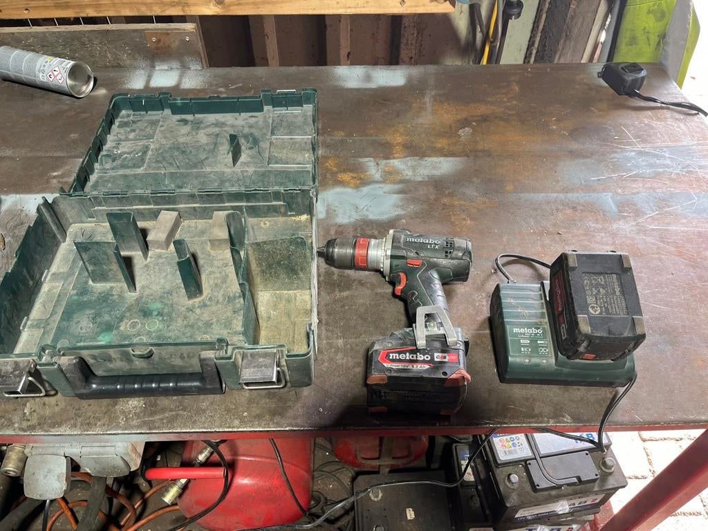 Metabo 18volt schroef tol, Doe-het-zelf en Verbouw, Gereedschap | Boormachines, Ophalen, Zo goed als nieuw, Boormachine