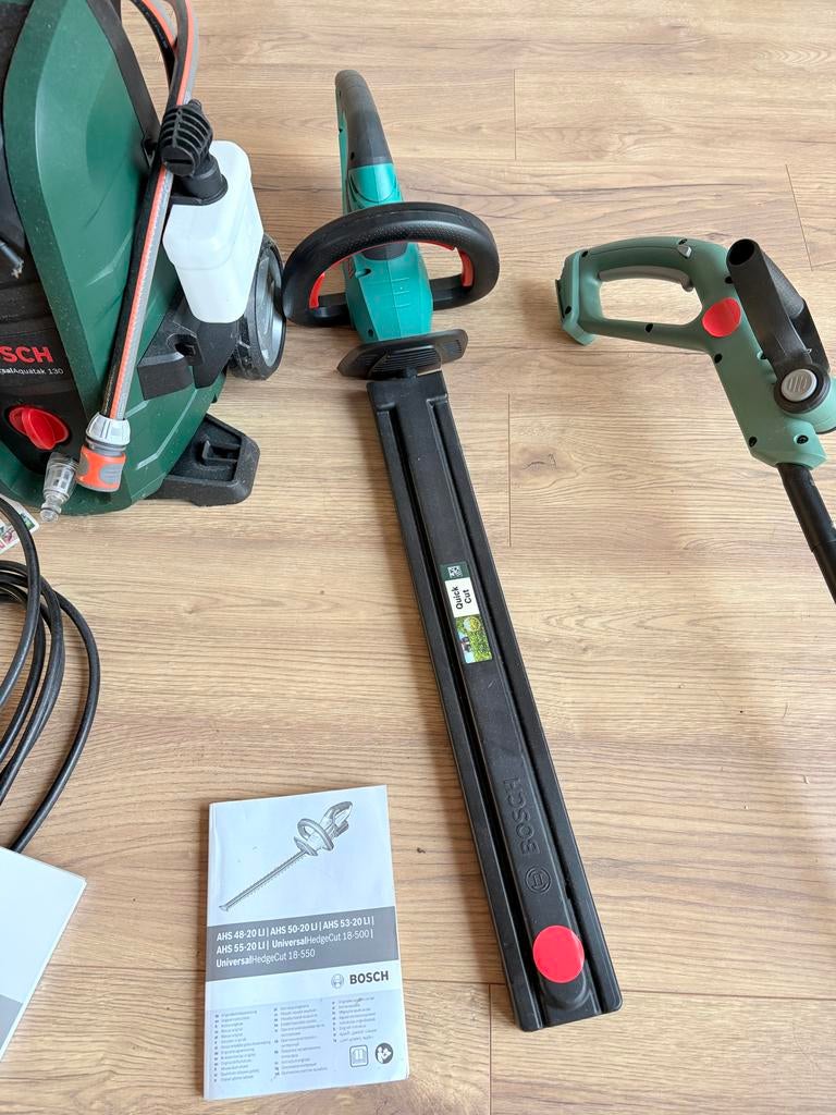 Bosch AHS 50-20 LI heggenschaar 18V, Ophalen, Gebruikt, Accu