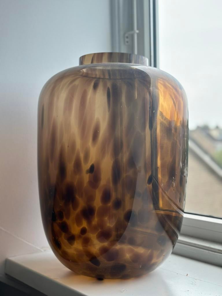 XXL (hoogte: 45 cm) cheetah vaas, limited edition, Ophalen, Nieuw, Overige kleuren, Minder dan 50 cm