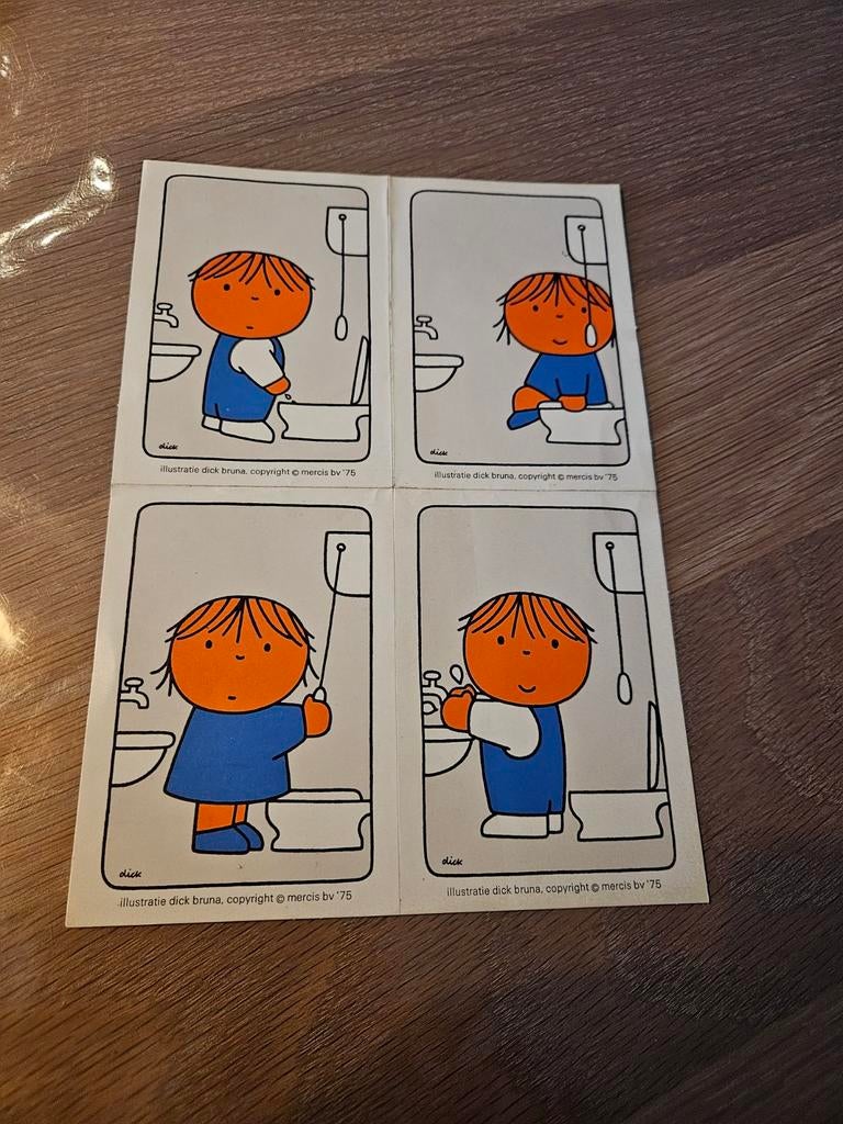 Dick Bruna 1975 stickers, Ophalen of Verzenden, Zo goed als nieuw