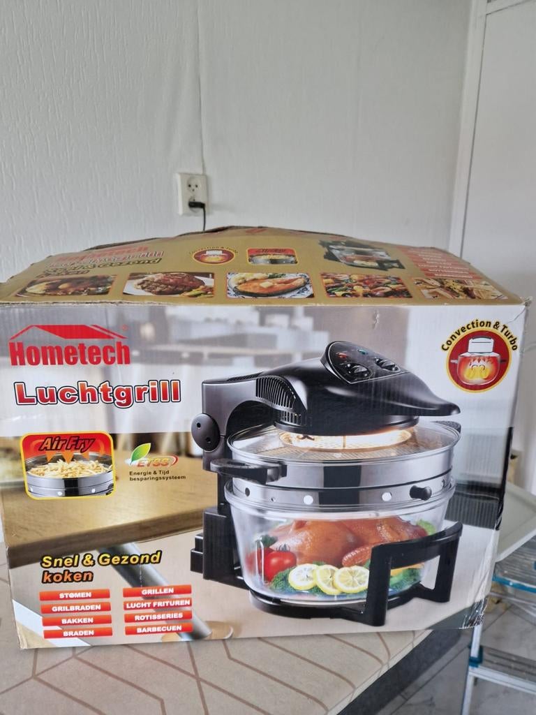 Hometech Luchtgrill Air Fry - Snel & Gezond Koken, Ophalen, Nieuw