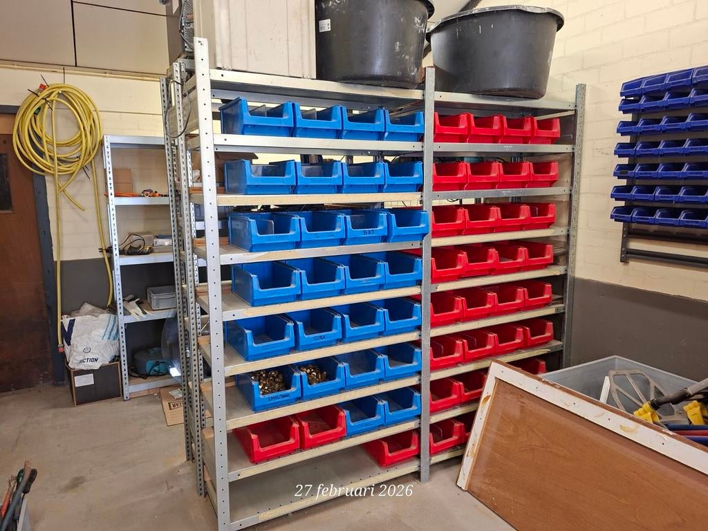 Magazijnstelling 6 stuks opbergrek, Ophalen, Gebruikt