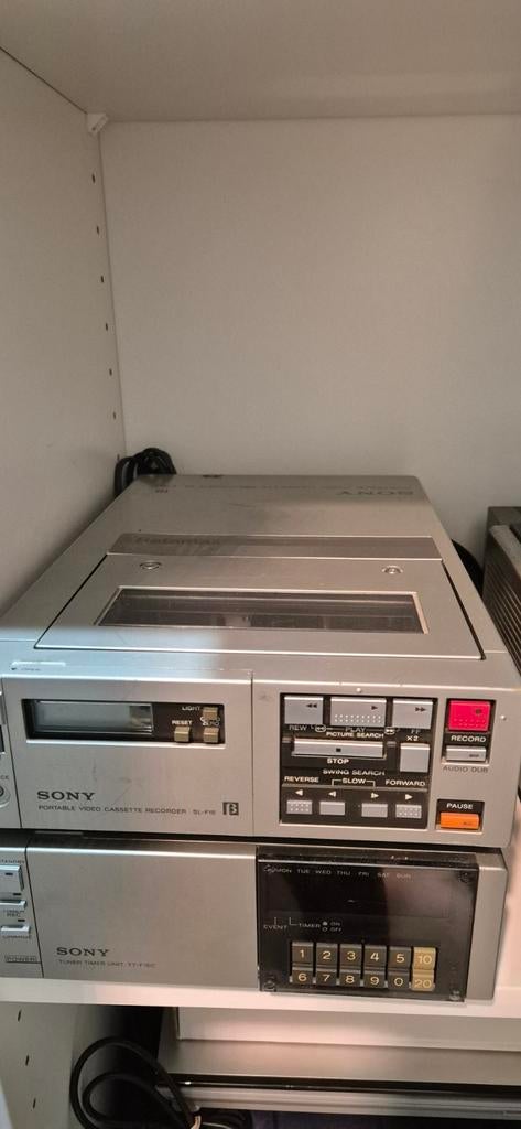 Sony Betamax SL-F1E Draagbare Videorecorder met Tuner, Ophalen of Verzenden, Sony, Overige resoluties, Gebruikt