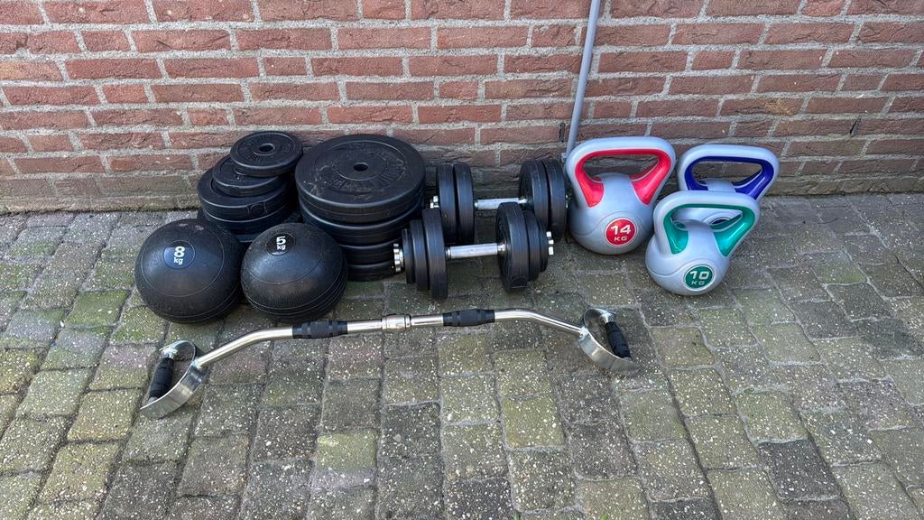 Gewichten en dumbles, Ophalen of Verzenden, Zo goed als nieuw, Dumbbell