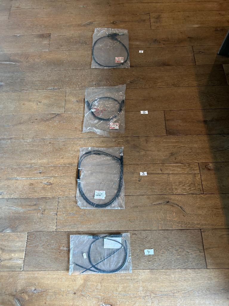 Kawasaki KX 125 / 250 & KXF 250 gaskabels OEM, Motoren, Ophalen of Verzenden