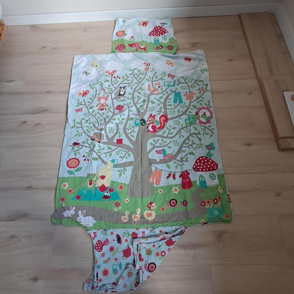 Dekbedovertrek voor ledikantje/peuterdekbedje 120-150, Ophalen, Gebruikt, Overige kleuren, Overige maten