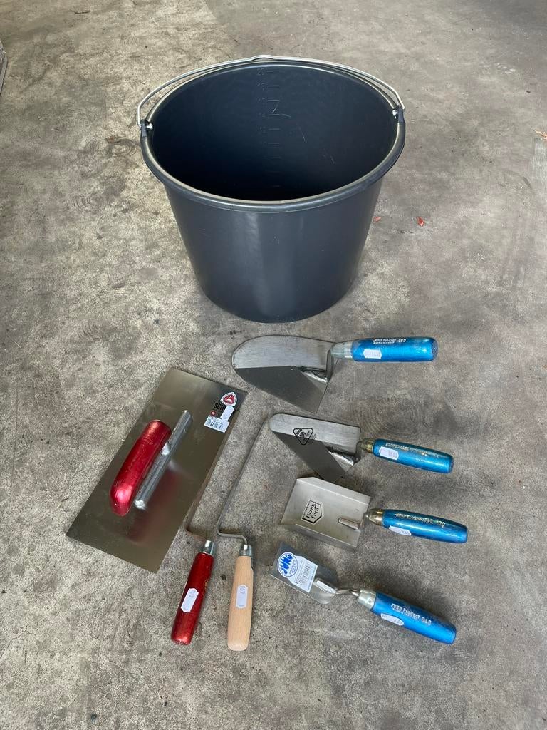 Nieuw 8 dlg metsel set duitse A-merken oa schwan, Jung, Doe-het-zelf en Verbouw, Gereedschap | Handgereedschap, Ophalen of Verzenden