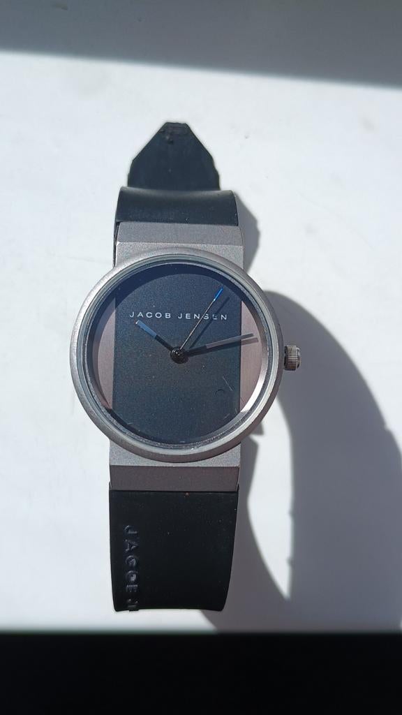 Jacob Jensen horloge, Sieraden, Tassen en Uiterlijk, Horloges | Dames, Zo goed als nieuw, Overige merken, Staal, Ophalen of Verzenden