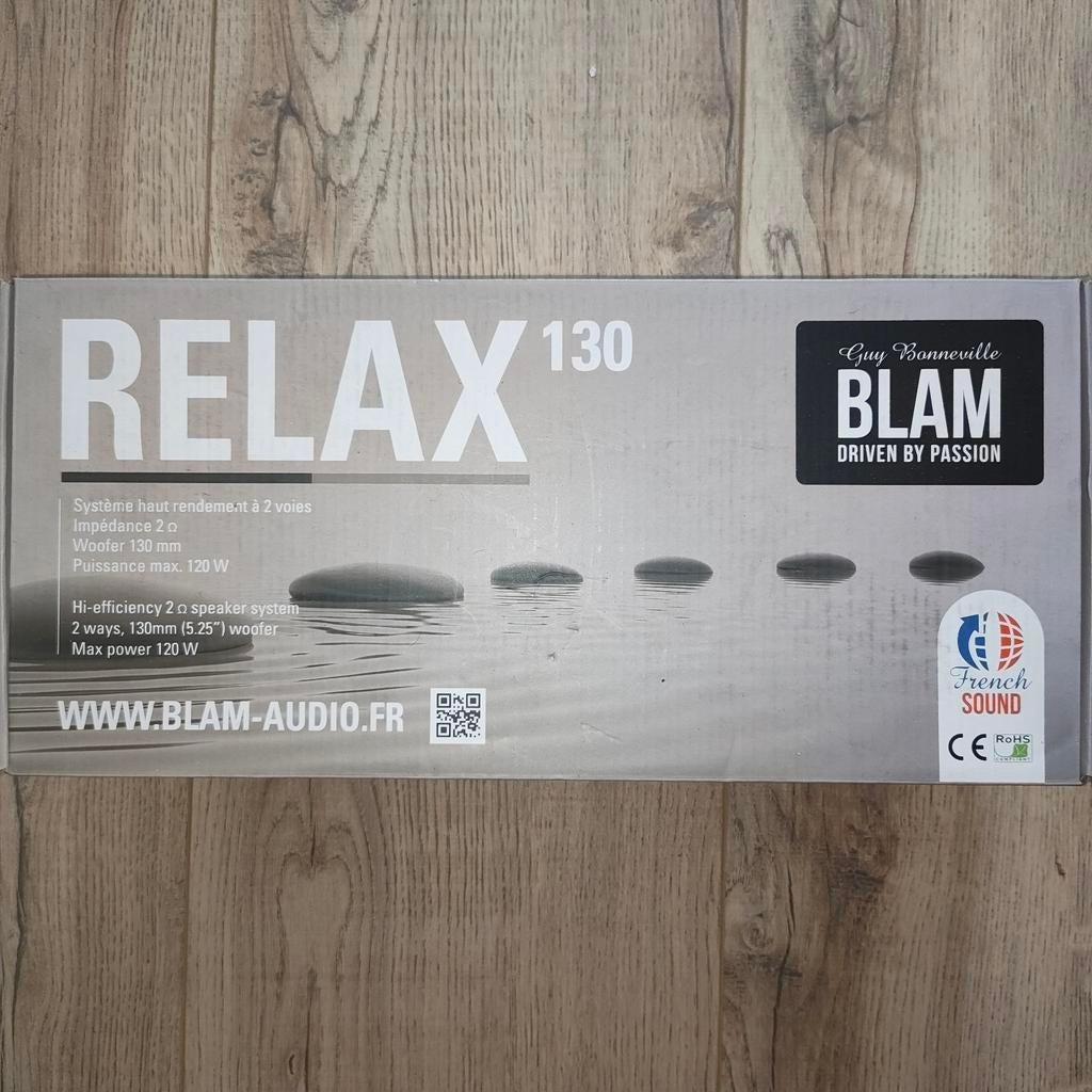 NIEUW IN DOOS! BLAM Audio Relax 130 RC autospeakers, Auto diversen, Autospeakers, Ophalen, Nieuw
