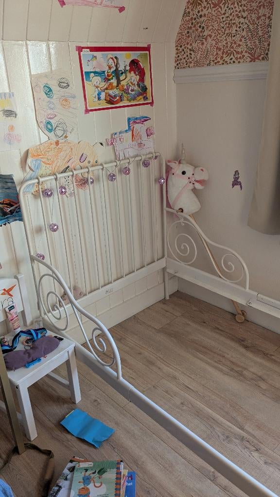 Ikea MINNEN meegroei bed, Kinderen en Baby's, Gebruikt, 70 tot 85 cm, 180 cm of meer, Ophalen