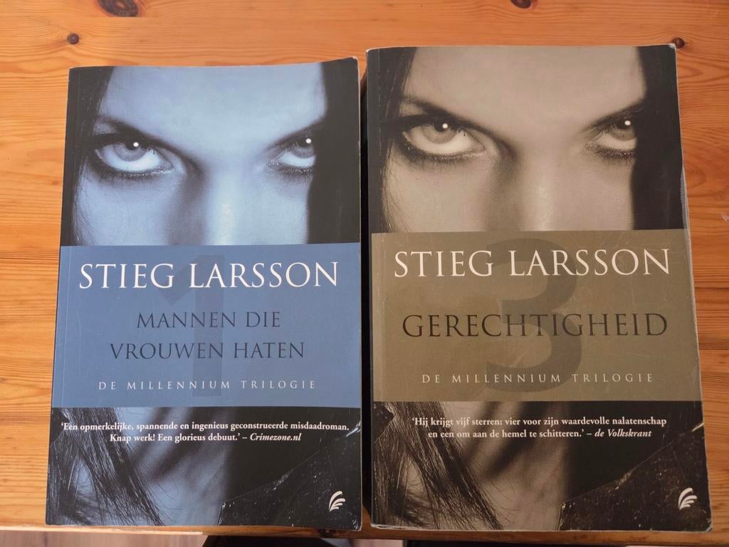 Stieg Larsson Millennium Trilogie deel 1 en 3, Ophalen of Verzenden, Gelezen, Stieg Larsson, Tv-bewerking