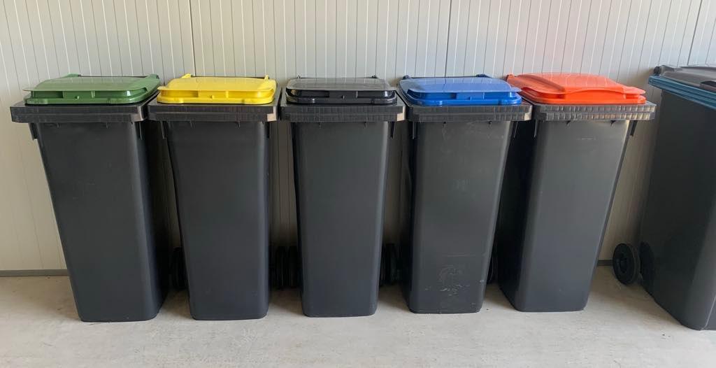 Afvalcontainer / kliko, 140 liter, Ophalen, Kunststof, Nieuw, 40 liter of meer