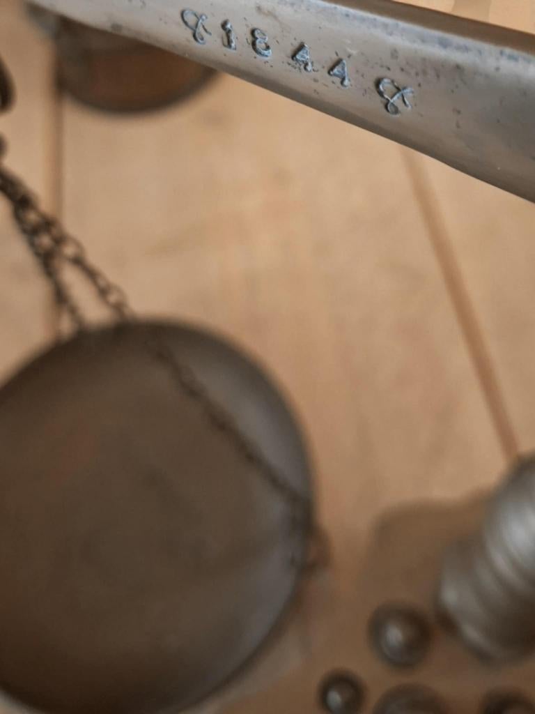 Apothekersbalans, apothekers weegschaal, De Gaper, 1844., Ophalen of Verzenden