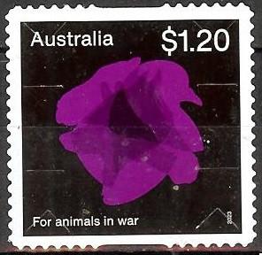 176 Australië 2023 Poppies of Remembrance s/a, Verzenden, Gestempeld