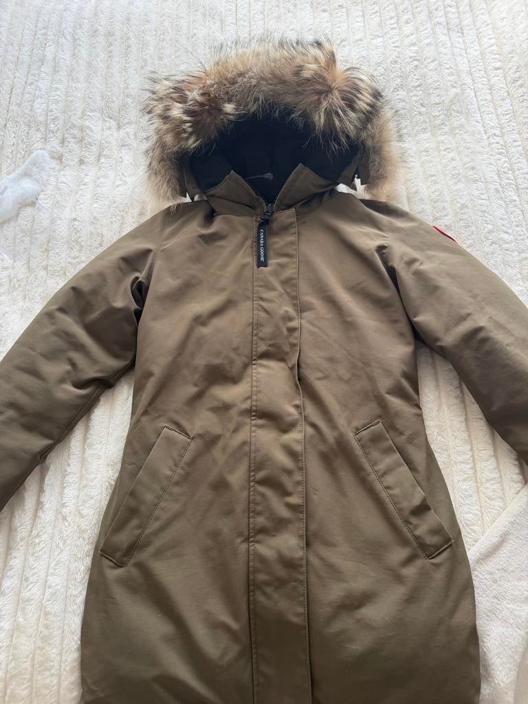 Canada Goose jas, Kleding | Dames, Jassen | Winter, Ophalen of Verzenden, Zo goed als nieuw, Maat 34 (XS) of kleiner, Groen