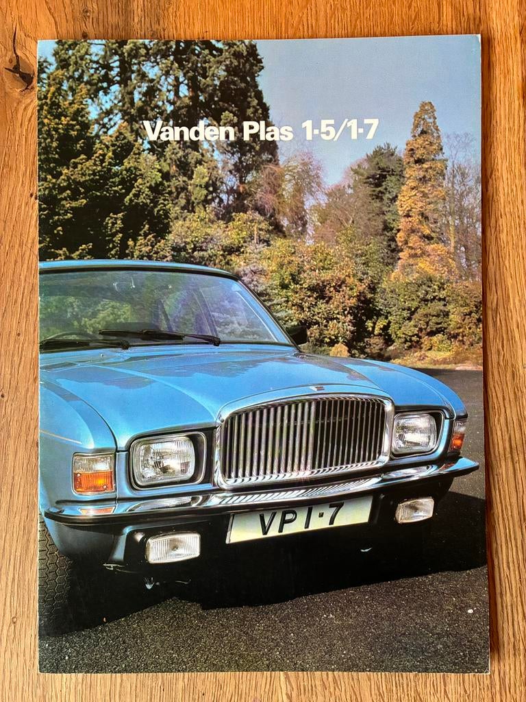 Vanden Plas 1.5 1.7 brochure 12/79, Ophalen of Verzenden, Zo goed als nieuw, Overige merken