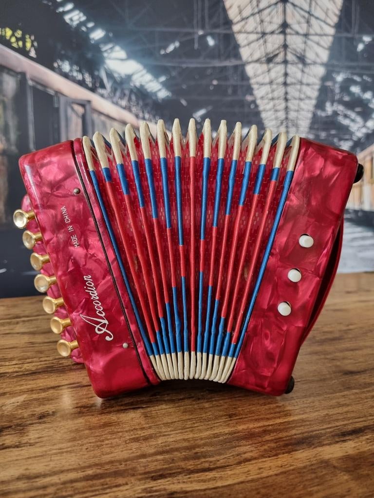Mini accordeon - voor decoratie, Ophalen of Verzenden, Gebruikt, Overige typen