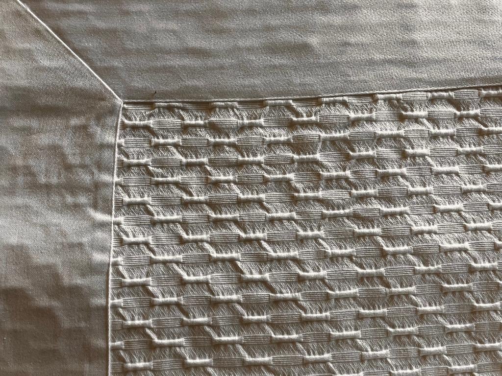 descamps , luxe grote nieuwe witte sprei, Huis en Inrichting, Wit, Overige typen, Ophalen of Verzenden, Nieuw