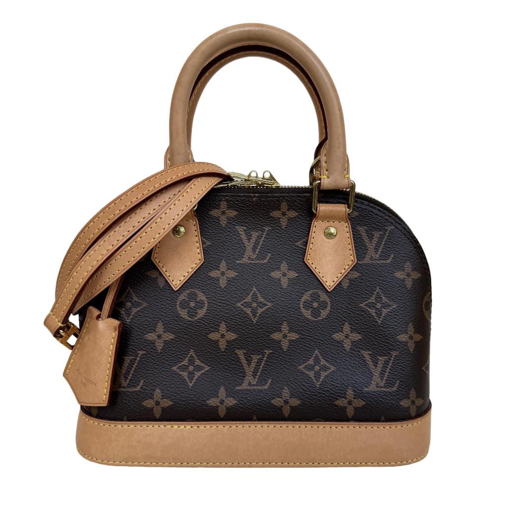 Louis Vuitton Alma BB monogram crossbody handtas LV, Verzenden, Zo goed als nieuw, Bruin, Handtas