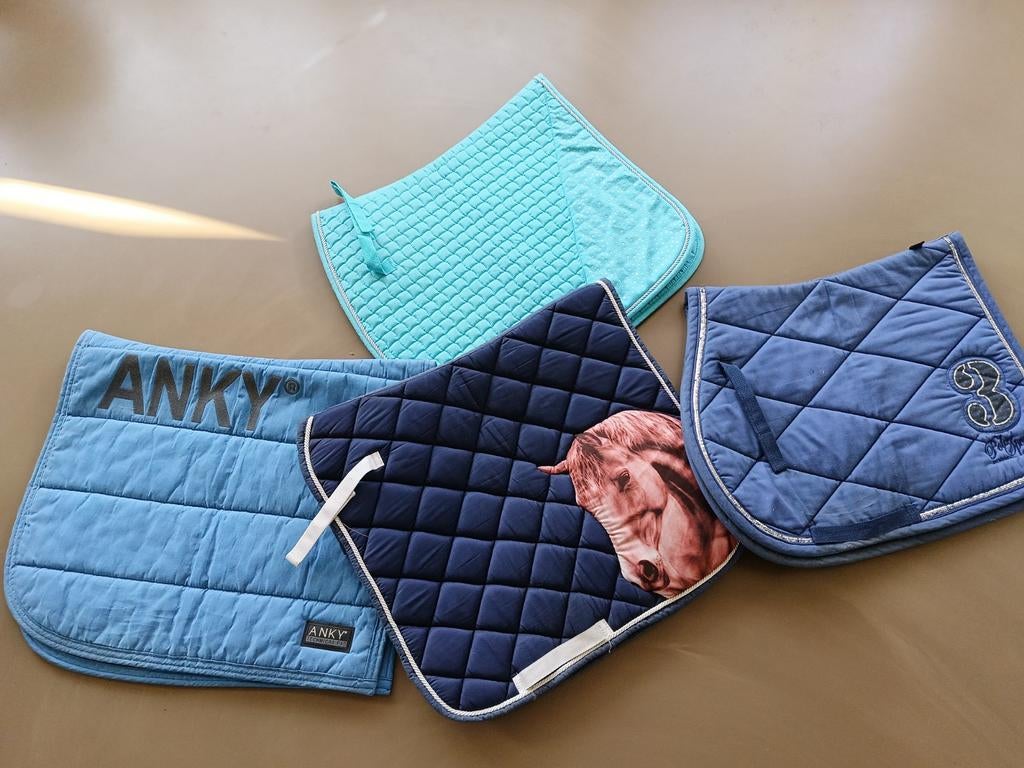 Blauwe dekjes full, Dieren en Toebehoren, Paarden en Pony's | Dekens en Dekjes, Ophalen of Verzenden, Gebruikt