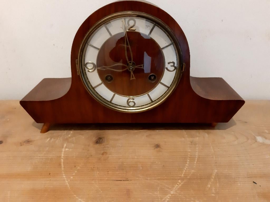 Jaren 60 vintage pendule, Antiek en Kunst, Antiek | Klokken, Ophalen of Verzenden