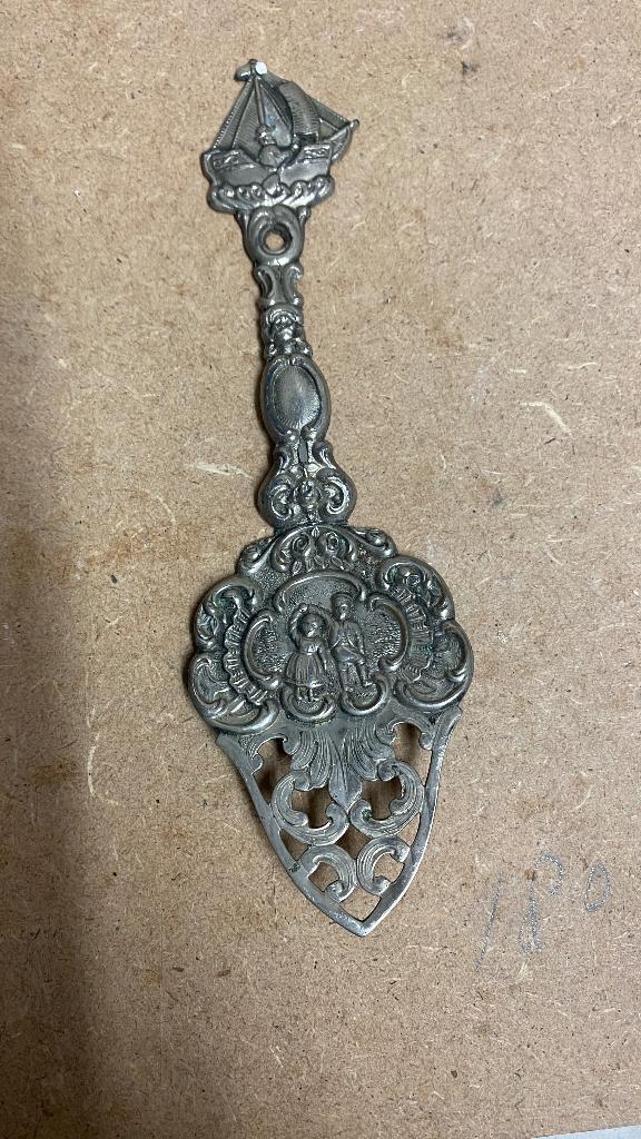 antieke taartschep, Antiek en Kunst, Antiek | Bestek, Ophalen of Verzenden