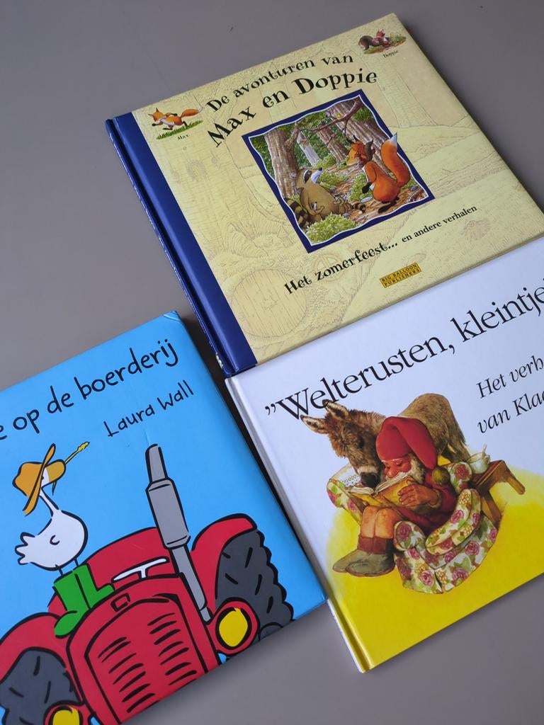 Klaas Vaak, Gansje op de boerderij, max en Doppie kinderboek, Boeken, Ophalen of Verzenden, Zo goed als nieuw, Laura Wall