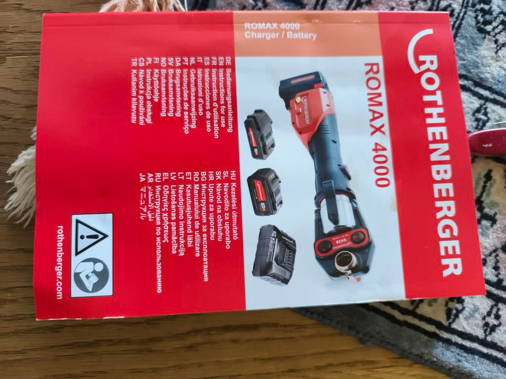 Geberit pers apparaat, 100 liter of meer, Ophalen of Verzenden, Zo goed als nieuw, Minder dan 200 liter/min