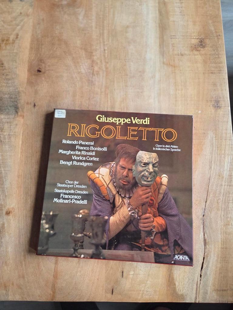 Verdi – Rigoletto – Complete Opera – 3LP Box – Acanta, Kamermuziek, Ophalen of Verzenden, Zo goed als nieuw, 12 inch