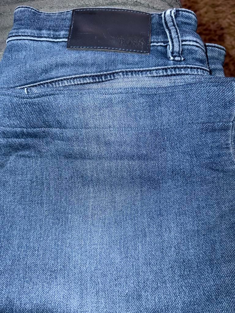 BOSS Hugo Boss spijkerbermuda, Ophalen of Verzenden, Gedragen, Blauw, W33 - W34 (confectie 48/50)