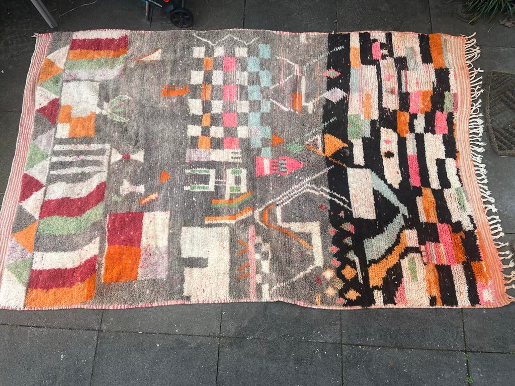 Marokkaans wollen kleed, Ophalen, Gebruikt, 150 tot 200 cm, 200 cm of meer