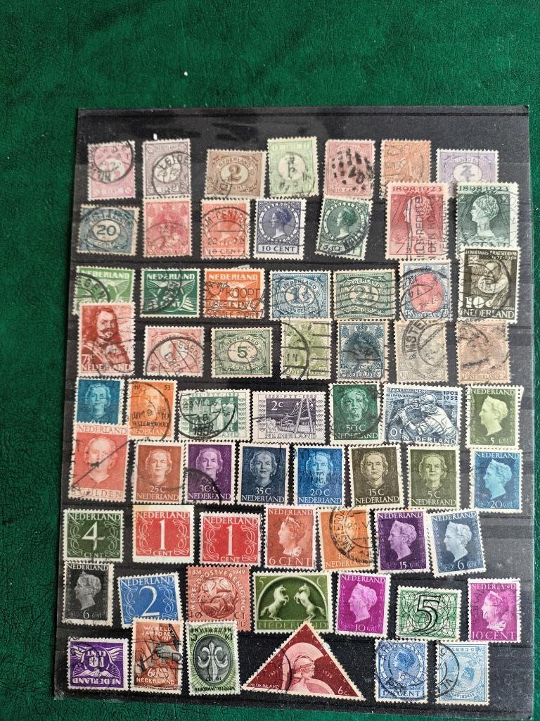 postzegels, Verzenden, Na 1940, Gestempeld