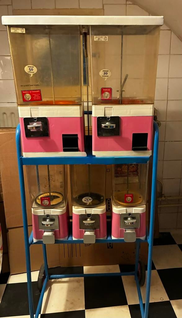 Vintage werkend snoepautomaat, Antiek en Kunst, Ophalen