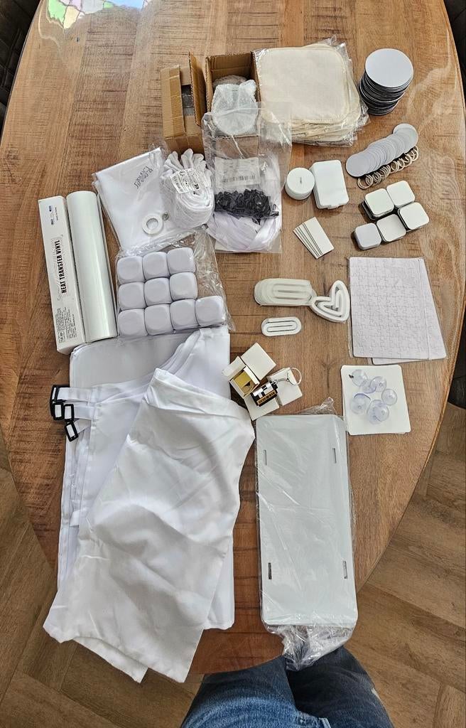 Sublimatie drukken pers blanco artikelen, Ophalen of Verzenden