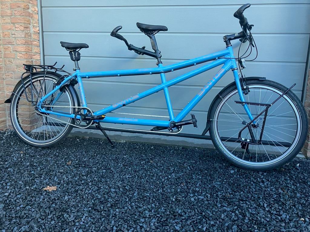 Santos Double Travel tandem maat M L Rohloff, Fietsen en Brommers, Fietsen | Tandems, Ophalen, 10 tot 15 versnellingen, Zo goed als nieuw