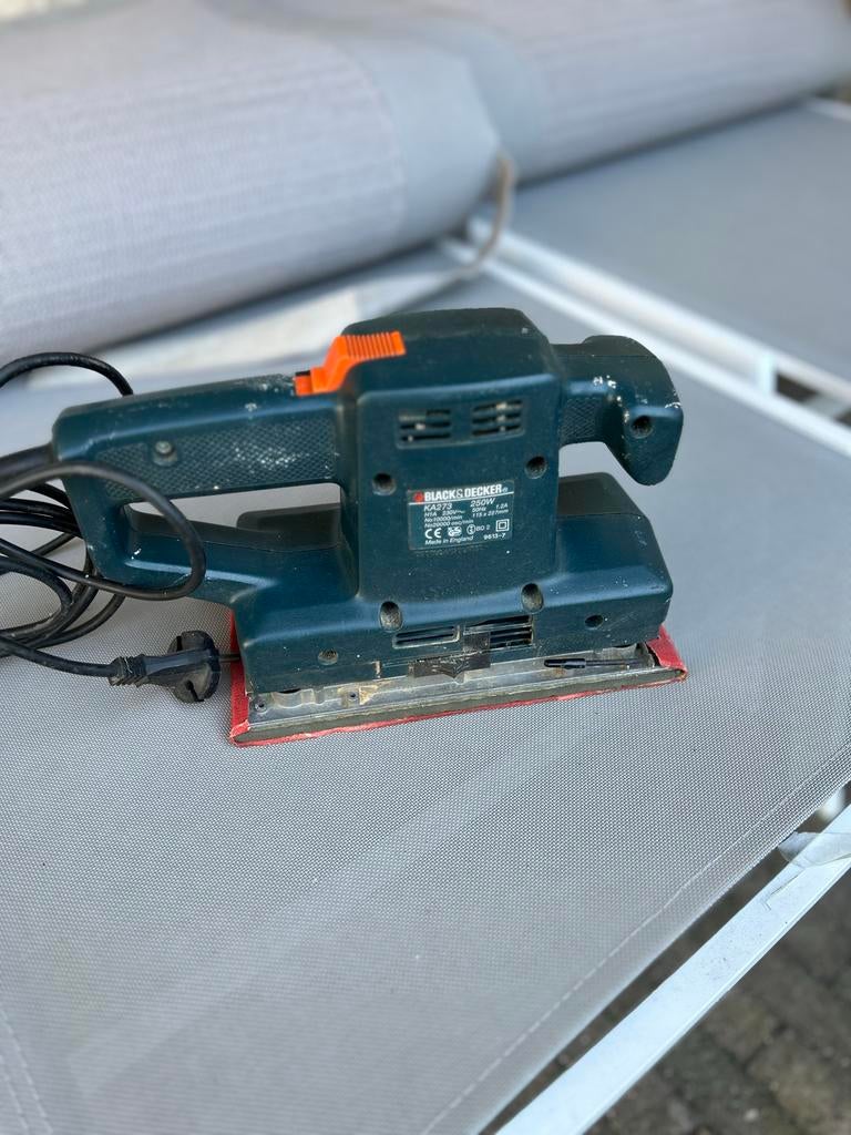 Black & Decker vlakschuurmachine - Wegens verhuizing, Ophalen, Gebruikt, Minder dan 600 watt, Vlakschuurmachine