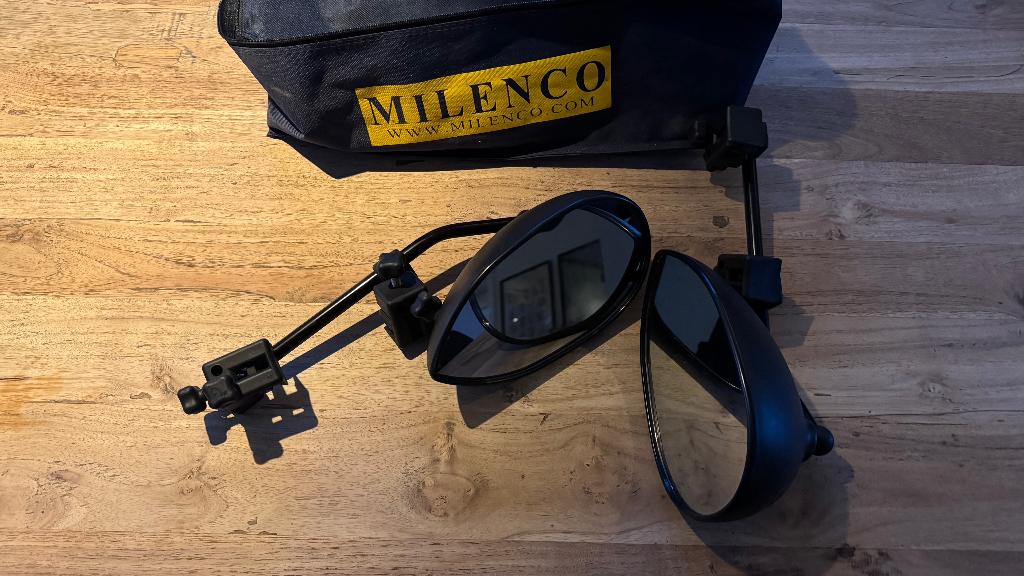 Milenco aero 4 Caravan spiegels, Ophalen of Verzenden, Zo goed als nieuw