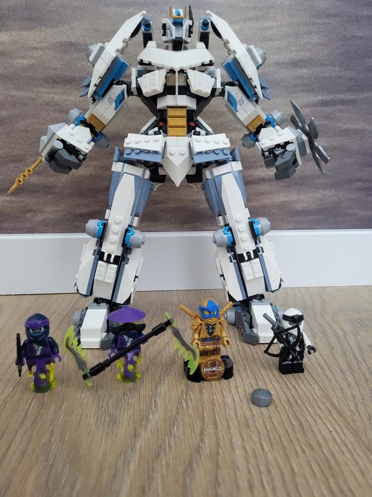 Lego Ninjago Zane's Titan Mech Battle 71738 compleet, Ophalen of Verzenden