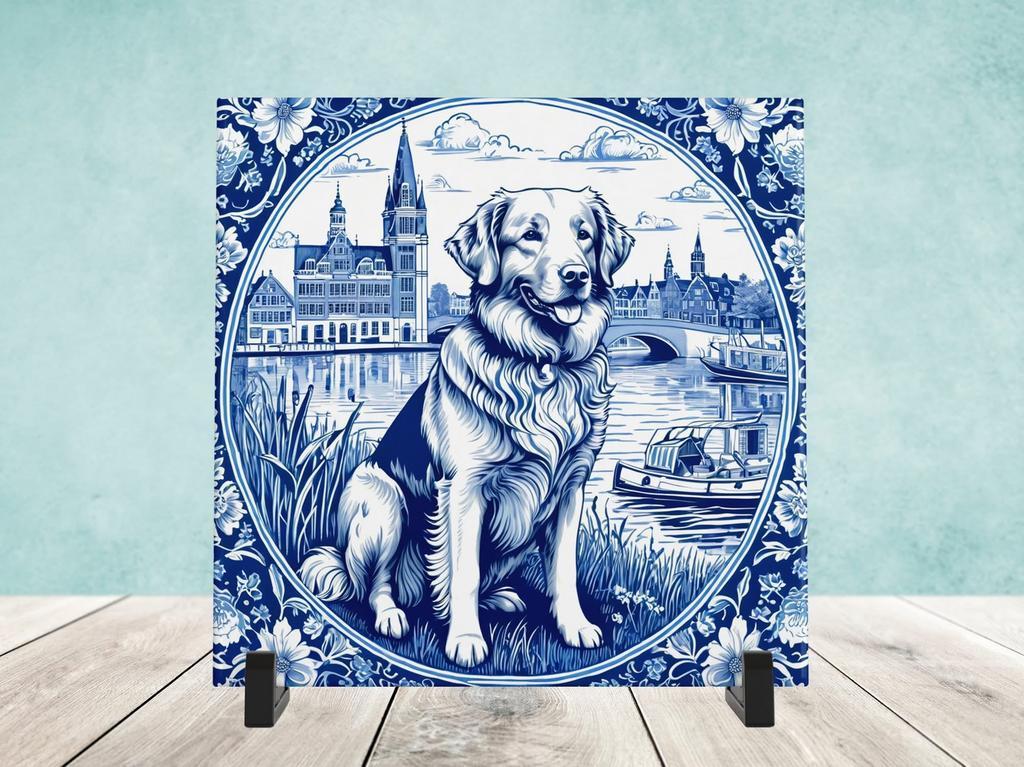 Toller Delfts Blauw tegel incl voet, Ophalen of Verzenden, Nieuw