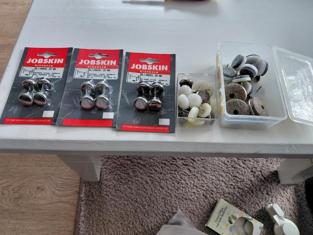 Glijnagels / stoelglijders, verschillende soorten en maten, Ophalen of Verzenden