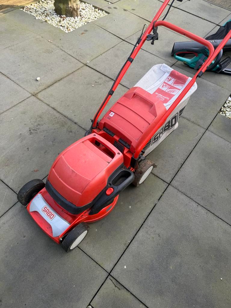 Sabo Grasmaaier Elektrisch, Ophalen, Cirkelmaaier, Gebruikt, Elektrische grasmaaier