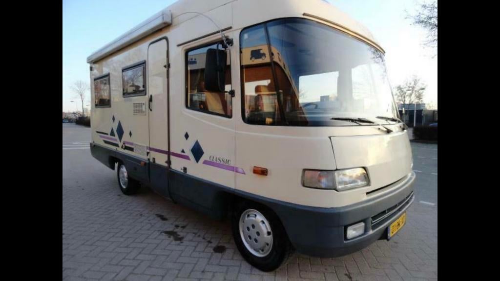 FFB 580 Classic camper, Ringverwarming, Fiat, Treinzit, Particulier